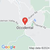 View Map of 3802 Main Street,Occidental,CA,95465